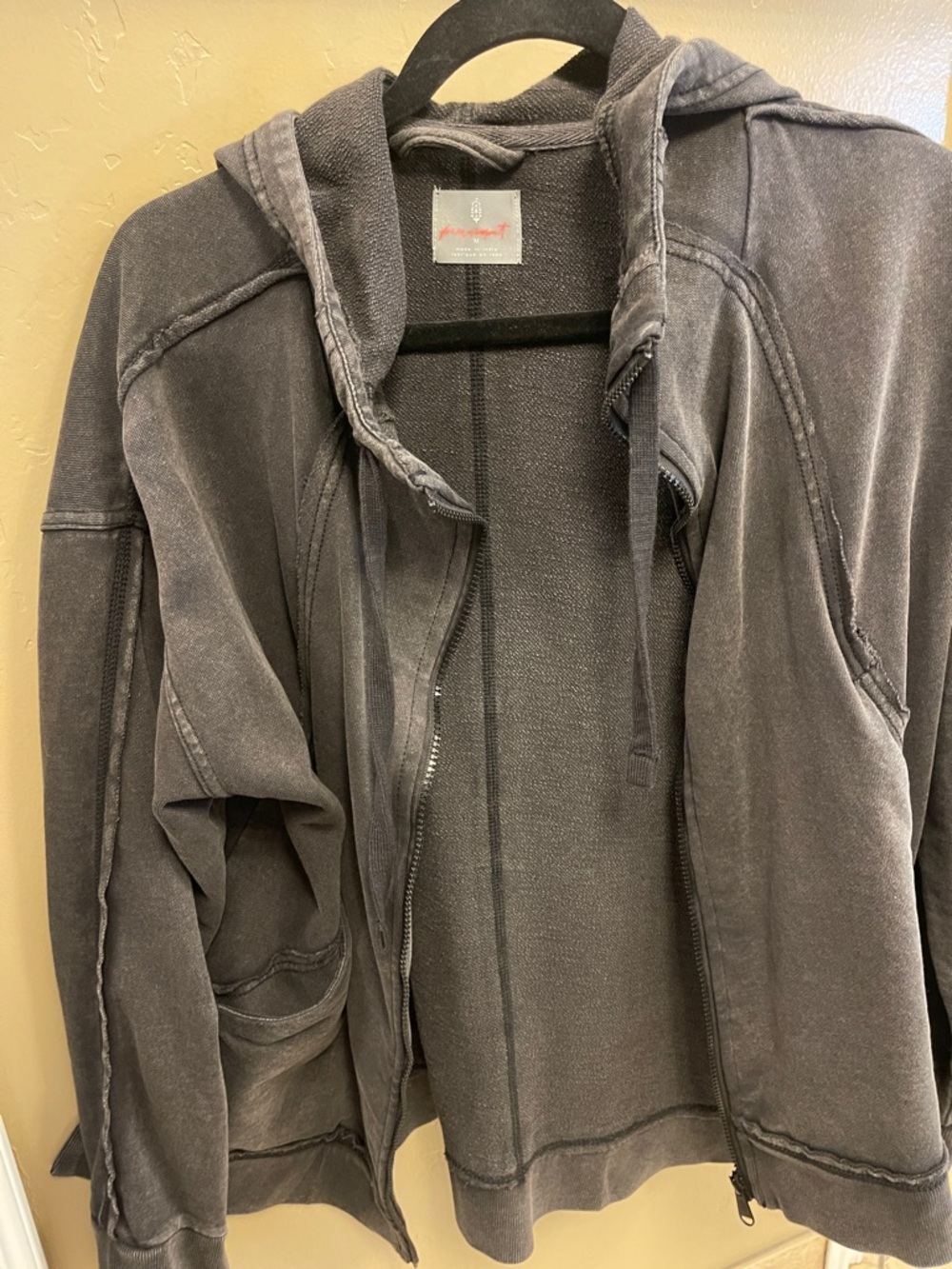 FP Movement by Free People Black Knit Hoodie